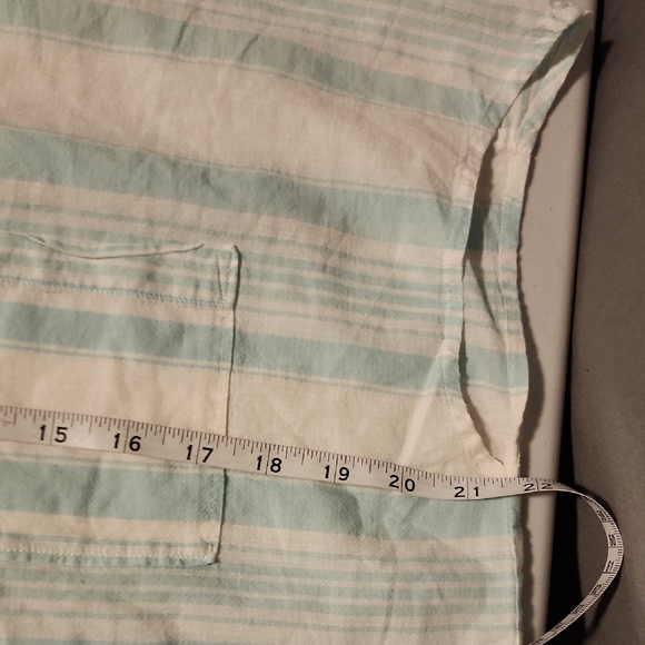 Patagonia Blue and White Striped Tank Top Casual - Picture 3 of 5